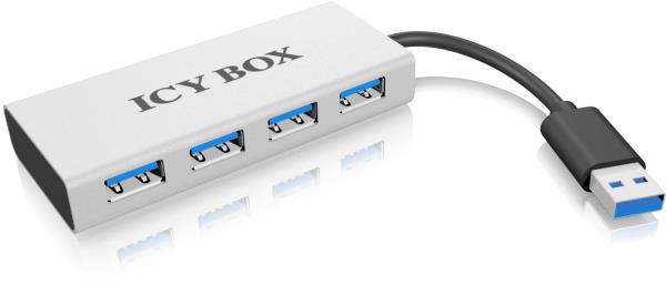 Icy box 4 port hub usb 3.0 ib-ac6104 aluminium silver - Icy-box-ib-ac6104-4250078188810-02.jpg