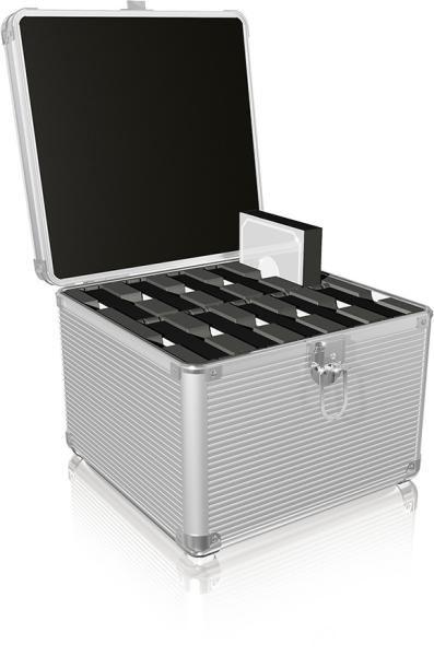 ICY BOX Transportkoffer für 10x 3,5" IB-AC628 (8,89cm) Festplatten