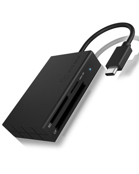 ICY BOX Card reader 3 Port USB-C IB-CR401-C3 SD/CF/microSD