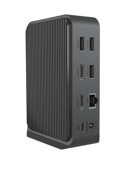 ICY BOX Dual Dockingstation black IB-DK2261AC 2x HDMI, 3x USB 3.2, GLAN