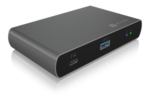 Icy box 4 port hub thunderbolt4 type-c ib-hub801-tb4 85w pd silicon alu.black - Icy-box-ib-hub801-tb4-4250078169796-02.jpg