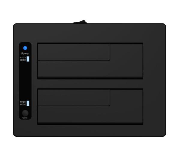 ICY BOX Docking- & Clonestation IB127CLU3 2 Bay Single Modus