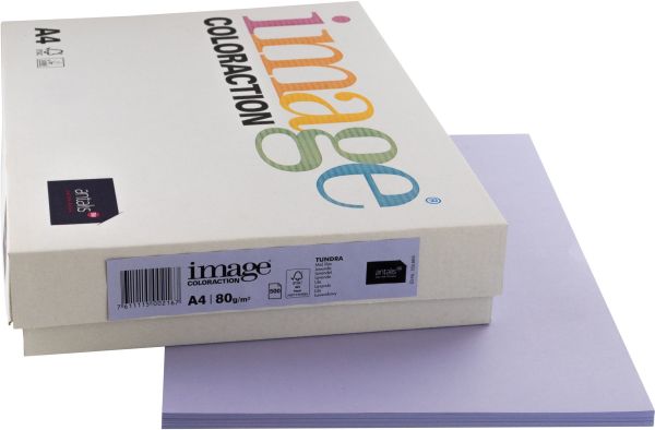 IMAGE COLORACTION Kopierpapier Tundra A4 159.859 80g, lavendel 500 Blatt