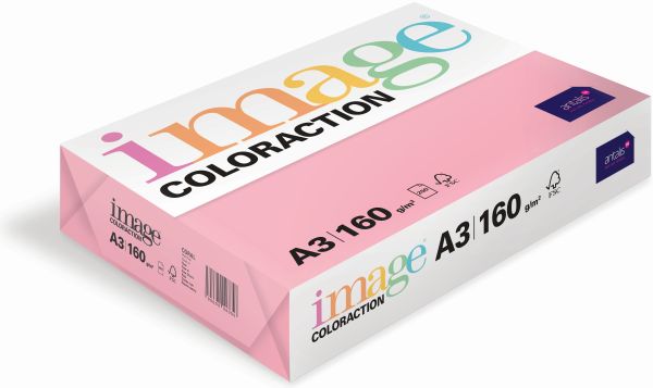 IMAGE COLORACTION Kopierpapier Coral A3 285139 160g rosa 250 Blatt