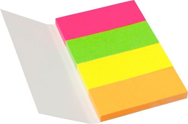 INFO Page Marker im Umschlag 5670-89 Neon, 20x50mm,4x40 Blatt