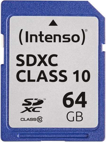 INTENSO SDXC Card Class 10 64GB 3411490