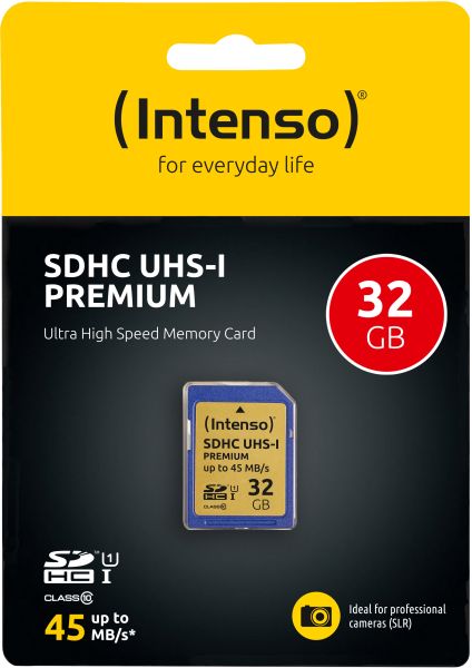 INTENSO SDHC Card PREMIUM 32GB 3421480 UHS-I