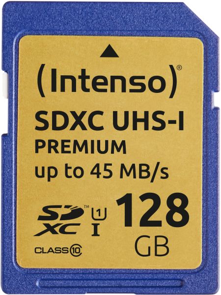 INTENSO SDXC Card PREMIUM 128GB 3421491 UHS-I