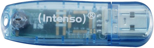 INTENSO USB-Stick Rainbow Line 4GB 3502450 USB 2.0 blue