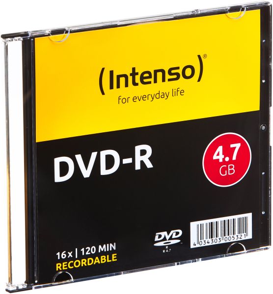 INTENSO DVD-R Slim 4.7GB 4101652 16X 10 Pcs