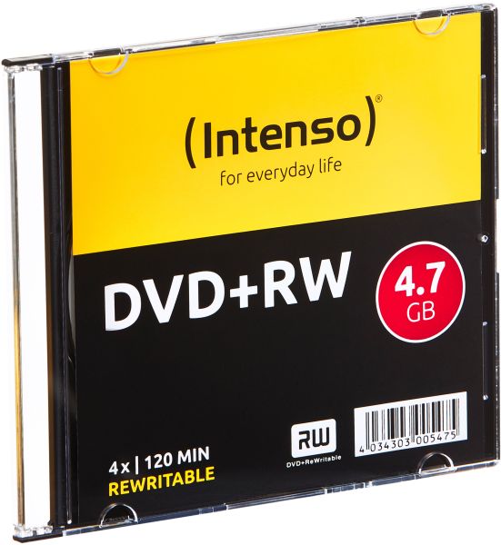 INTENSO DVD+RW Slim 4.7GB 4211632 4x 10 Pcs