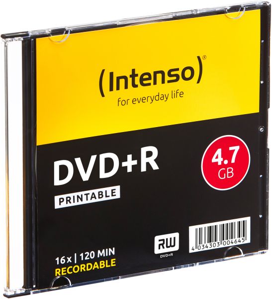 INTENSO DVD+R Slim 4.7GB 4811652 16x Printable 10 Pcs