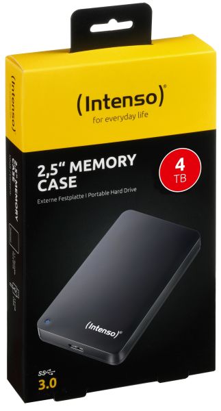 INTENSO HDD Memory Case 4TB 6021512 USB 3.0, 2.5 inch black