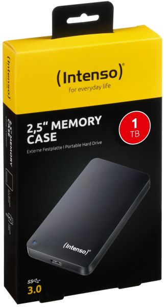 INTENSO HDD Memory Case 1TB 6021560 USB 3.0 2.5 inch black