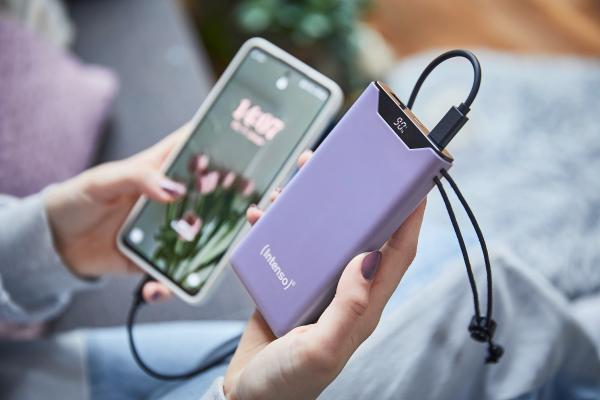 INTENSO Power Bank F10000 Purple 7332033 10000 mAh