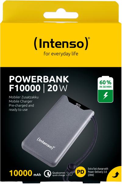 INTENSO Power Bank F10000 Grey 7332034 10000 mAh