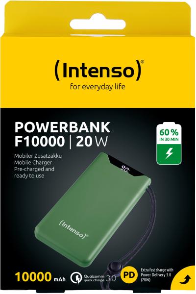 INTENSO Power Bank F10000 Green 7332036 10000 mAh