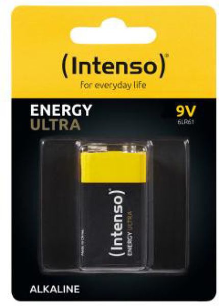 Intenso energy ultra e 6lr61 9v 7501451 alkaline 1pcs blister - Intenso-7501451-4034303027262