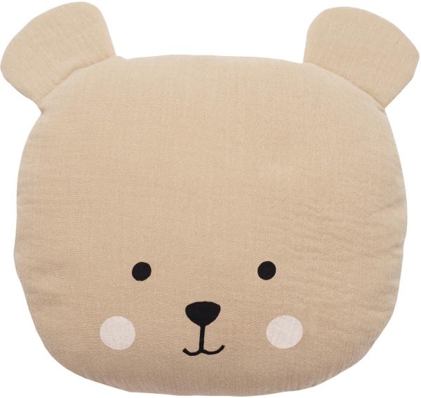 JABADABADO Kissen Teddy N0147 braun 30x30cm