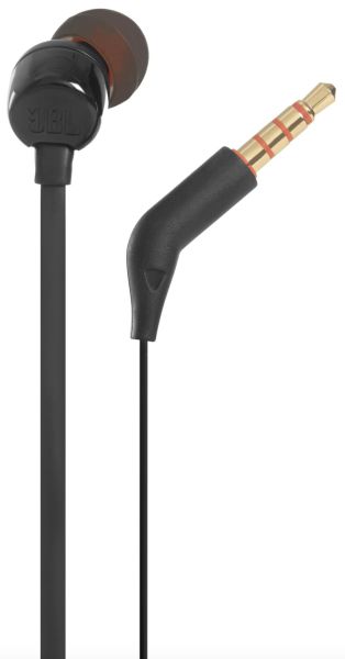 JBL Kopfhörer T110 JBL-T110BLK schwarz, in Ear