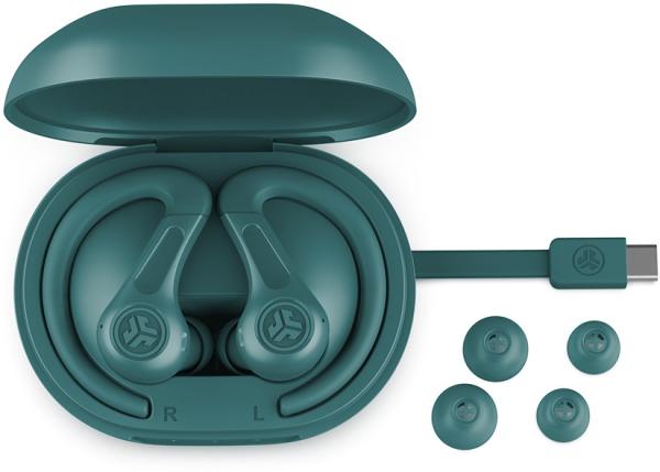 JLAB JBuds Sport ANC 4 Earbuds IEUEBJBSPTANCRTEL84 True Wireless, Teal