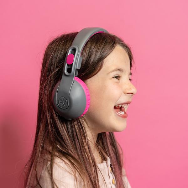 JLAB JBuddies Studio2 Kids Headph. IEUHBKSTU2RGRYPNK122 Wireless, Gray,Pink