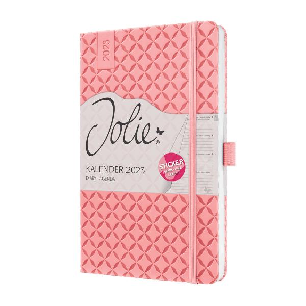 JOLIE Wochenkalender A5 2024 J4111 rose pink, 2S/1W,d/gb/f/nl