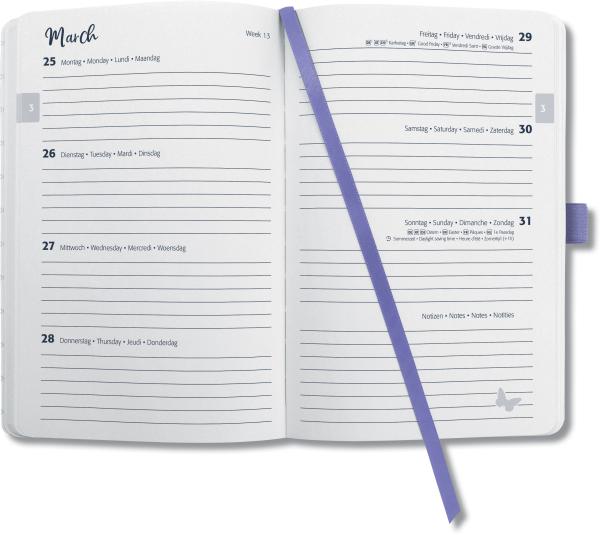 JOLIE Agenda Flair ML 2024 J4124 1W/2S, dark purple A6