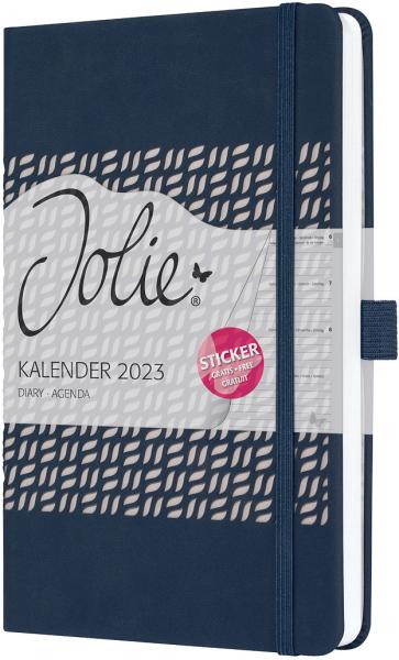 JOLIE Wochenkalender A5 2024 J4205 midn. blue, 2S/1W,d/gb/f/nl