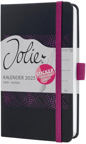 JOLIE Wochenkalender A6 2024 J4212 spark. black, 2S/1W,d/gb/f/nl