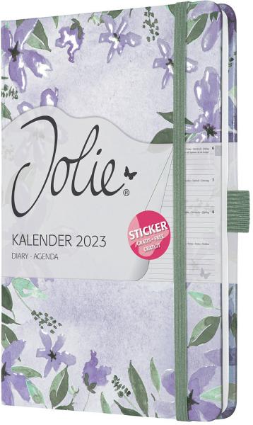 JOLIE Wochenkalender A5 2024 J4337 florals, 2S/1W,d/gb/f/nl