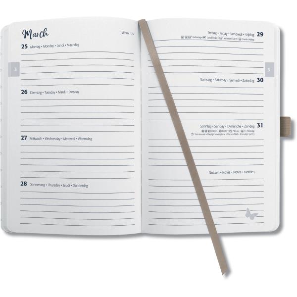 JOLIE Agenda Mocca Meringue ML 2024 J4350 1W/2S, braun A6