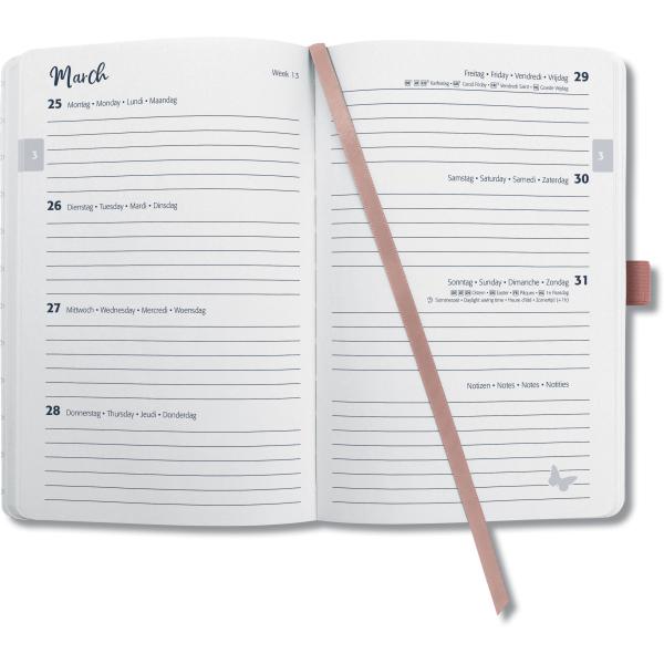 JOLIE Agenda Rosy Meringue ML 2024 J4351 1W/2S, rosé A5