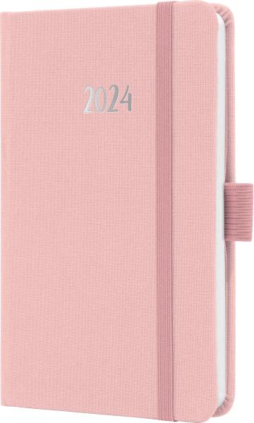 JOLIE Agenda Soft Rose ML 2024 J4404 1W/2S, hellrosa A6