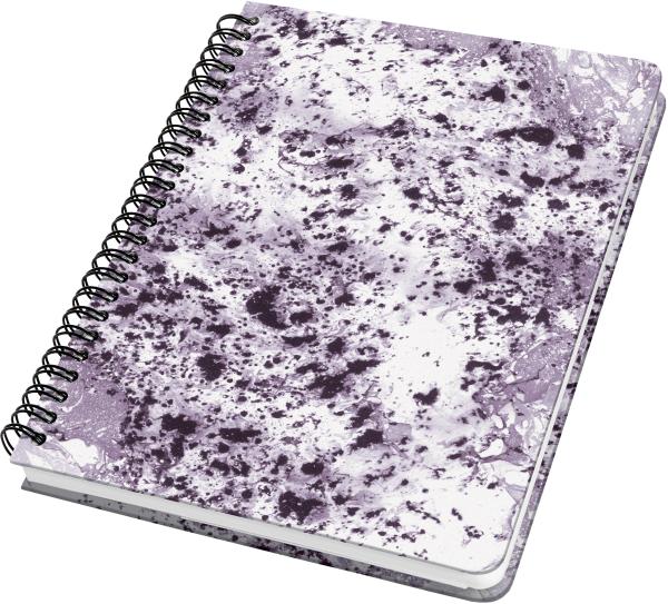 JOLIE Spiral-Notizbuch A5 JN606 Violet Marble, dots, 120 S.