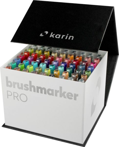 KARIN Brush Marker PRO 27C7 Mega Box 60 Farben