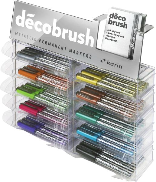 KARIN Deco Brush Metallic 28Z2 Display 120 Stück