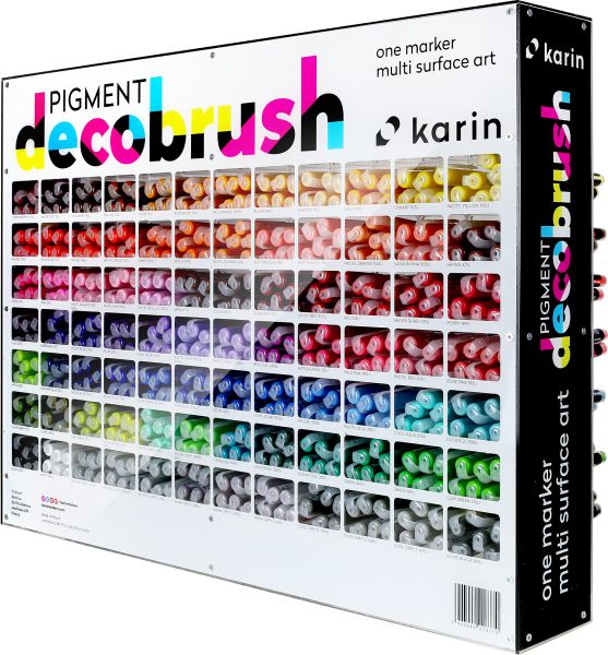 KARIN Pigment Deco Brush 29C11 Display 504 Stk.