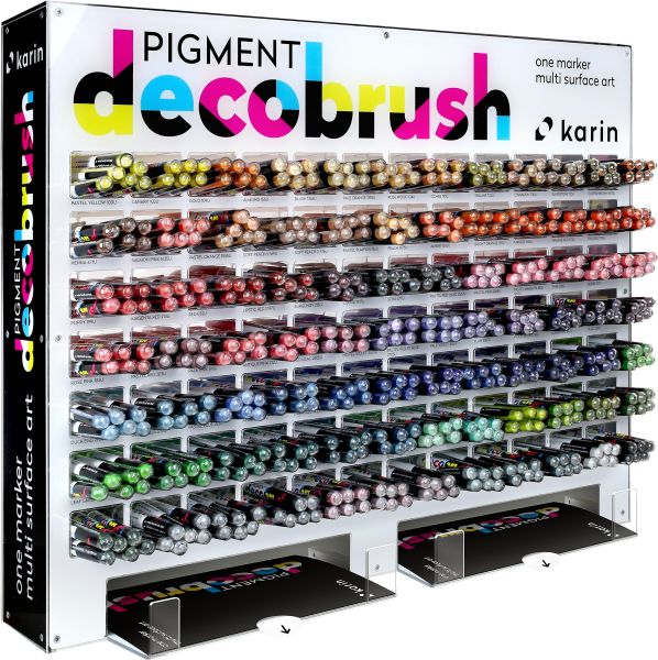 KARIN Pigment Deco Brush 29C11 Display 504 Stk.