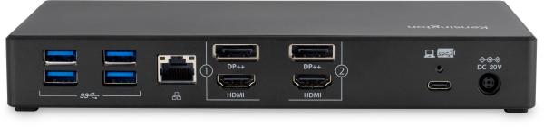 KENSINGTON Duale 4K Dockingstation K33603EU USB-C & USB-A blk