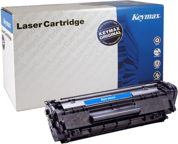 KEYMAX RMC-Toner-Modul schwarz Q2612AKEY zu HP LJ 1010 2000 Seiten