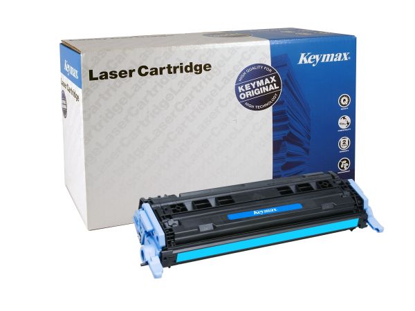 KEYMAX RMC-Toner-Modul cyan Q6001AKEY zu HP CLJ 2600 2000 Seiten