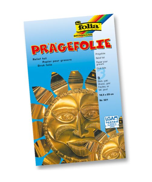 KNORR PRANDELL Prägefolie, Mappe 18,5x29cm 218260079 gold 3 Stück