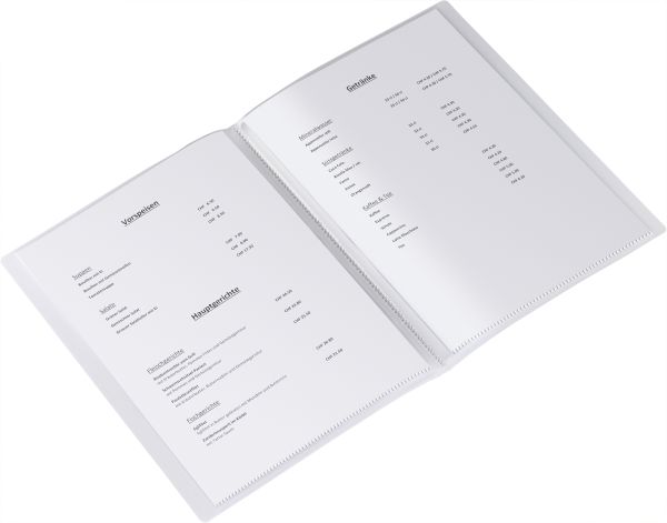 KOLMA Sichtbuch Vario A4 03.744.16 weiss, 20 Taschen