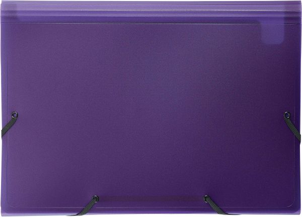 KOLMA Sammelmappe Daily Easy A4 11.017.13 violett, 13 Taschen, Kolmaflex