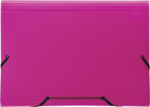 KOLMA Sammelmappe Daily Easy A4 11.017.33 berry, 13 Taschen, Kolmaflex