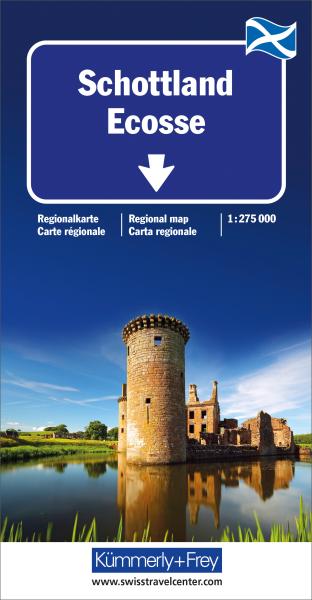 KÜMMERLY+FREY Strassenkarte 325901359 Schottland 1:275'000