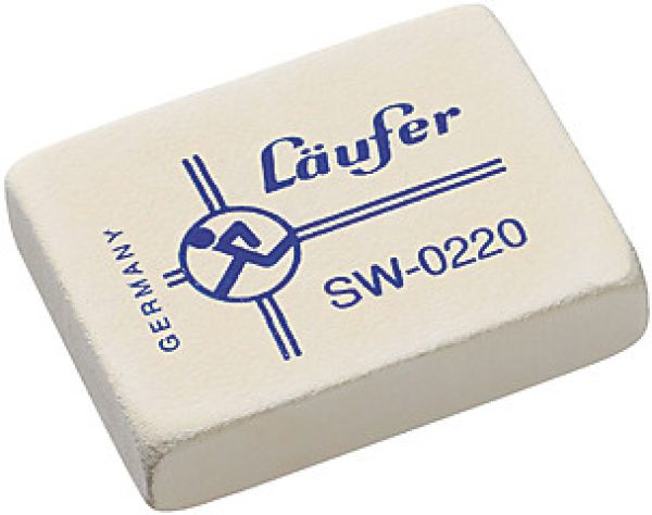 LÄUFER Zeichen-Radierer 2200 48×36×10mm