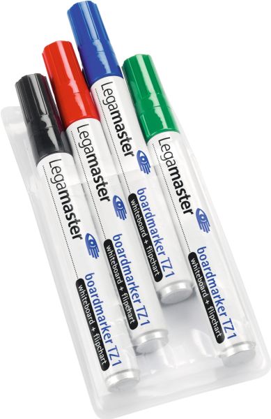 LEGAMASTER Whiteboardmarker TZ1 7-110094-4 4 Stück