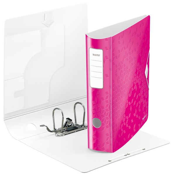 LEITZ Ordner 8cm 11060023 pink A4